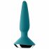 Satisfyer Plug-ilicious 1 - vibrator anal inteligent (verde) 