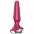 Satisfyer Plug-ilicious 2 - vibrator anal inteligent (roșu) 