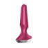 Satisfyer Plug-ilicious 2 - vibrator anal inteligent (roșu) 