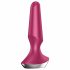 Satisfyer Plug-ilicious 2 - vibrator anal inteligent (roșu) 