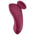 Satisfyer Sexy Secret - vibrator pentru chiloți inteligent și impermeabil (burgund)