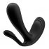 Satisfyer Top Secret Plus - vibrator inteligent cu 3 brațe (negru) 