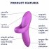 Satisfyer Bold Lover - vibrator deget reîncărcabil și rezistent la apă (roz)