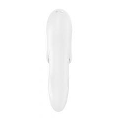   Satisfyer Bold Lover - vibrator de deget cu acumulator, rezistent la apă (alb)