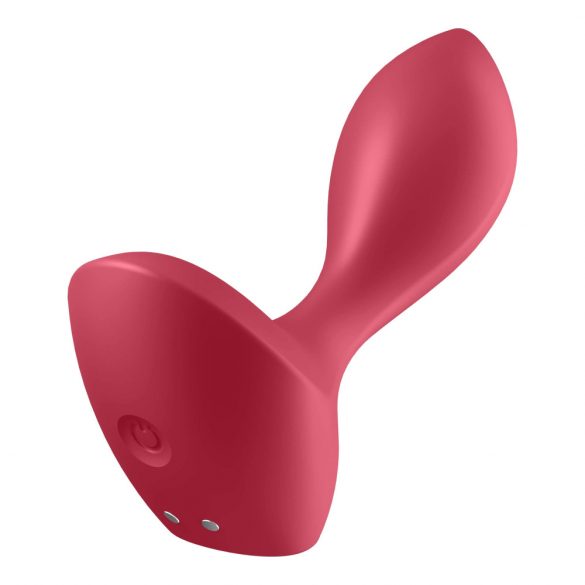 Satisfyer Backdoor Lover - vibrator anal rezistent la apă, reincărcabil (roșu) 