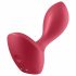 Satisfyer Backdoor Lover - vibrator anal rezistent la apă, reincărcabil (roșu) 