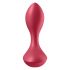 Satisfyer Backdoor Lover - vibrator anal rezistent la apă, reincărcabil (roșu) 