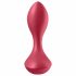 Satisfyer Backdoor Lover - vibrator anal rezistent la apă, reincărcabil (roșu) 