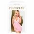 Penthouse Sweet & Spicy - rochie și tanga din dantelă cu bretele pentru gât (roz)  - M/L