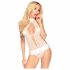 Body cu guler, Perfect Lover, culoare albă (Penthouse) 