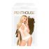 Body cu guler, Perfect Lover, culoare albă (Penthouse) 