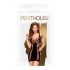 Penthouse Juicy Poison - Rochie mini cu bretele (negru) 