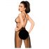 Body din dantelă cu voal de tul Penthouse Best Forplay (negru)  - M/L