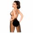 Body din dantelă cu voal de tul Penthouse Best Forplay (negru)  - L/XL