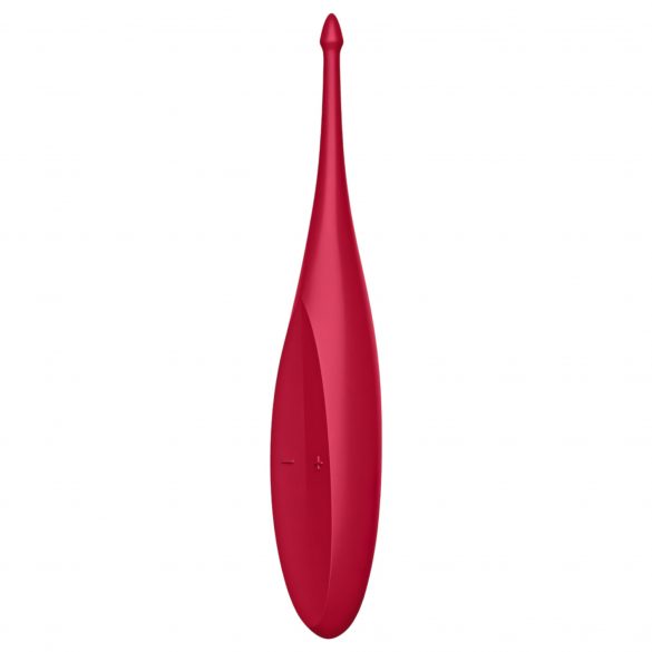 Satisfyer Twirling Fun - vibrator pentru clitoris, reîncărcabil și impermeabil (roșu)