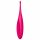 Satisfyer Twirling Fun - vibrator pentru clitoris, rezistent la apă, cu baterie incorporată (magenta) 