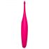 Satisfyer Twirling Fun - vibrator clitoridian reîncărcabil, rezistent la apă (magenta)