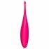 Satisfyer Twirling Fun - vibrator pentru clitoris, rezistent la apă, cu baterie incorporată (magenta) 