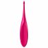 Satisfyer Twirling Fun - vibrator pentru clitoris, rezistent la apă, cu baterie incorporată (magenta) 