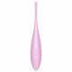 Satisfyer Twirling Joy - vibrator clitoridian inteligent și rezistent la apă (roz) 