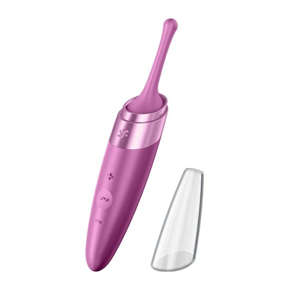 Satisfyer Twirling Delight - vibrator clitoridian cu acumulator, rezistent la apa (mov) 