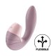 Satisfyer Supernova - vibrator 2 în 1 cu acumulator și unde de aer (roz) 