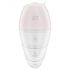 Satisfyer Supernova - vibrator 2în1 cu pulsatii de aer și acumulator (alb)