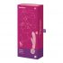 Satisfyer Triple Lover - Vibrator pentru punctul G și masaj (roz) 