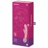 Satisfyer Triple Lover - Vibrator pentru punctul G și masaj (roz) 