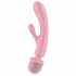 Satisfyer Triple Lover - Vibrator pentru punctul G și masaj (roz) 