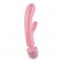 Satisfyer Triple Lover - Vibrator pentru punctul G și masaj (roz) 