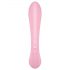 Satisfyer Triple Oh - vibrator cu braț pentru clitoris, reîncărcabil (roz)