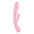 Satisfyer Triple Oh - vibrator cu acumulator pentru clitoris, roz 