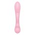 Satisfyer Triple Oh - vibrator cu acumulator pentru clitoris, roz 