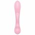 Satisfyer Triple Oh - vibrator cu acumulator pentru clitoris, roz 