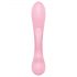 Satisfyer Triple Oh - vibrator cu braț pentru clitoris, reîncărcabil (roz)