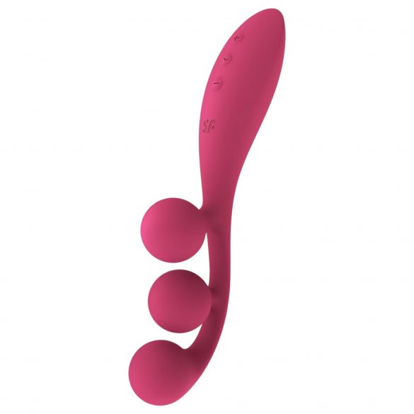 Satisfyer Tri Ball 1 - vibrator multifuncțional cu acumulator (roșu) 