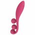 Satisfyer Tri Ball 1 - vibrator multifuncțional cu acumulator (roșu) 