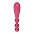 Satisfyer Tri Ball 1 - vibrator multifuncțional cu acumulator (roșu) 