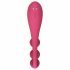 Satisfyer Tri Ball 1 - vibrator multifuncțional cu acumulator (roșu) 