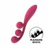 Satisfyer Tri Ball 1 - vibrator multifuncțional cu acumulator (roșu) 