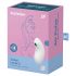 Satisfyer Vulva Lover 2 - vibrator clitoridian cu unde de presiune, cu acumulator (alb)