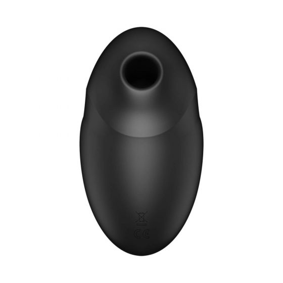 Satisfyer Vulva Lover 3 - vibrator cu stimulare clitoridiana cu aer și baterie (negru)