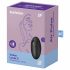 Satisfyer Vulva Lover 3 - vibrator cu stimulare clitoridiana cu aer și baterie (negru) 