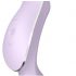 Satisfyer Curvy Trinity 2 - vibrator 2 în 1 cu acumulator și unde de aer (mov) 