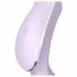 Satisfyer Curvy Trinity 2 - vibrator 2 în 1 cu acumulator și unde de aer (mov) 