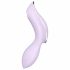 Satisfyer Curvy Trinity 2 - vibrator 2 în 1 cu acumulator și unde de aer (mov) 