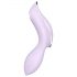 Satisfyer Curvy Trinity 2 - vibrator 2în1 cu unde de presiune și acumulator (mov)