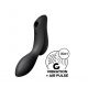 Satisfyer Curby Trinity 2 - vibrator 2 în 1 cu acumulator și unde de aer (negru) 