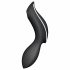 Satisfyer Curby Trinity 2 - vibrator 2 în 1 cu acumulator și unde de aer (negru) 